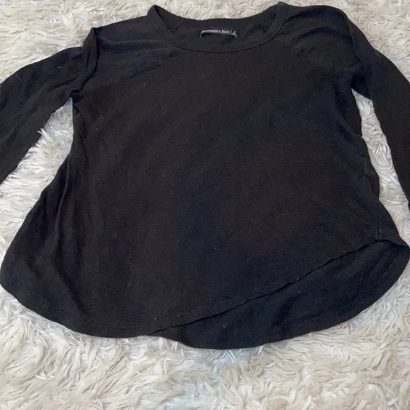 Abercrombie & Fitch Black 3/4 Sleeve - Size Small - Picture 5 of 8